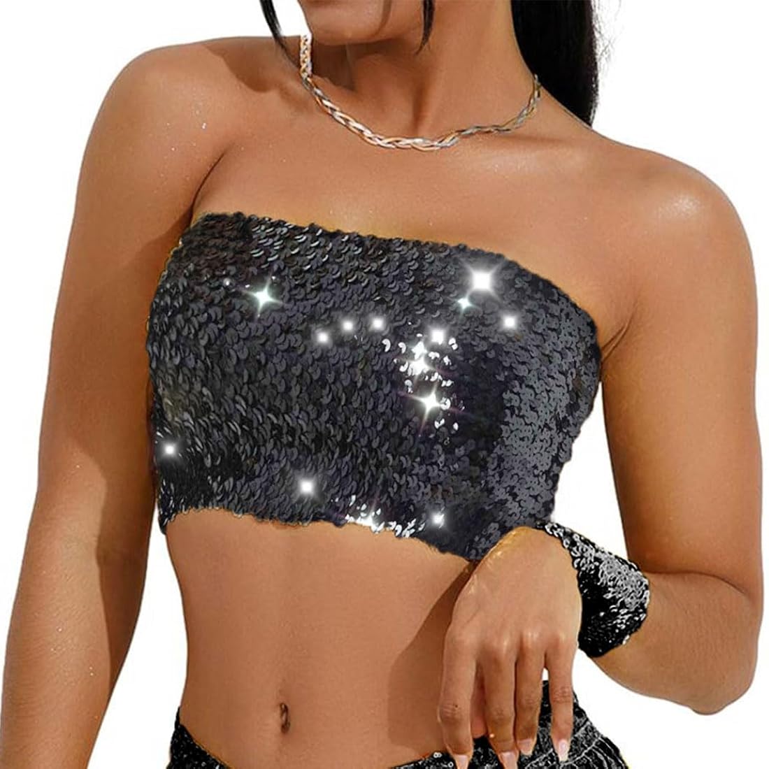 bare frill tops KISS THE CLUB